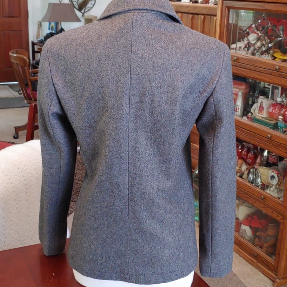 J Crew Wool Zipper Front Coat Size M Ladies - Picture 3 of 5